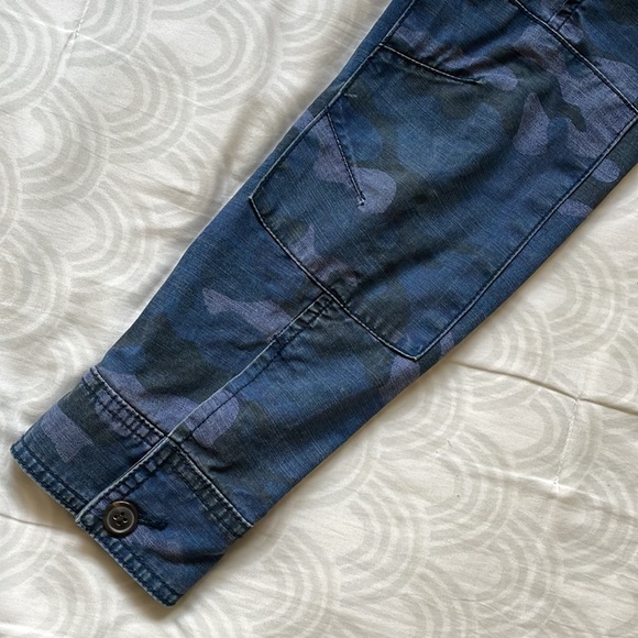 GAP Blue Camo Utility Jacket - Women’s Size S - Picture 12 of 15
